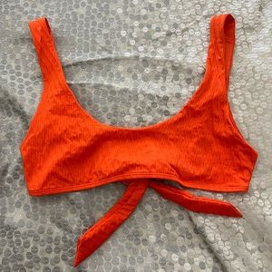 Monday Swimwear Orange Bikini Top
